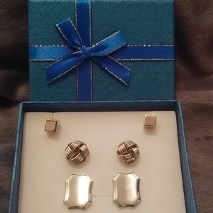 Vintage Silvertone Earrings